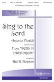 Sing to the Lord - 2 Part