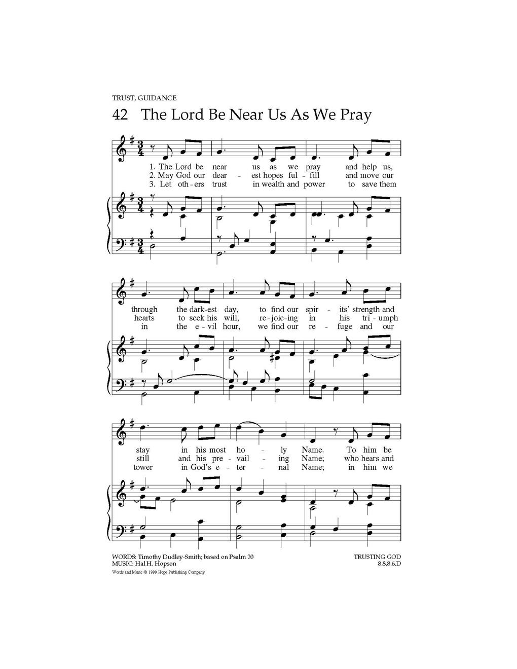The Lord Be Near Us as We Pray Cover Image