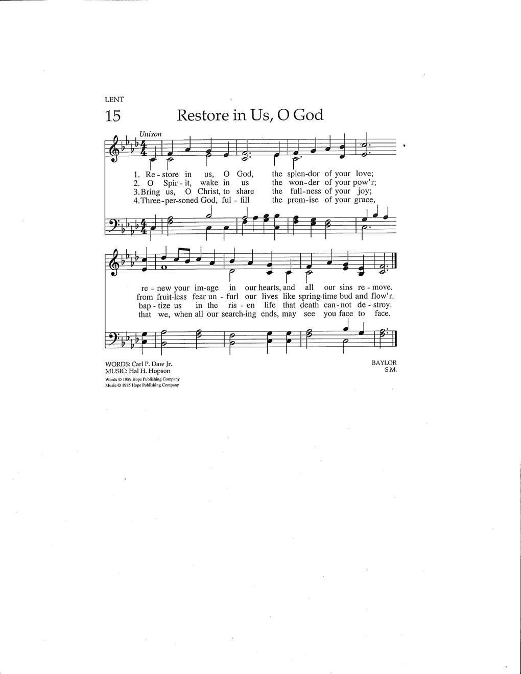 Restore in Us O God Cover Image