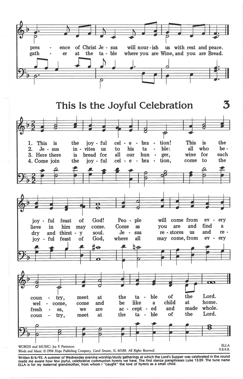 This Is the Joyful Celebration Cover Image