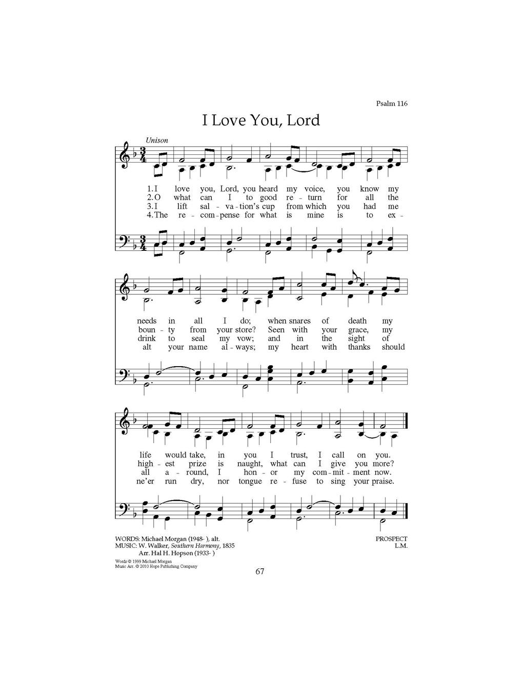 I Love You Lord Cover Image