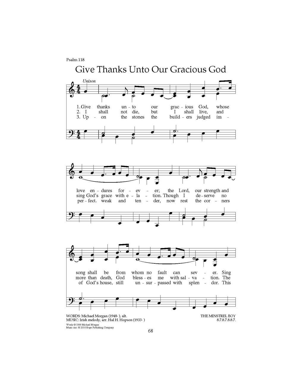 Give Thanks unto Our Gracious God Cover Image