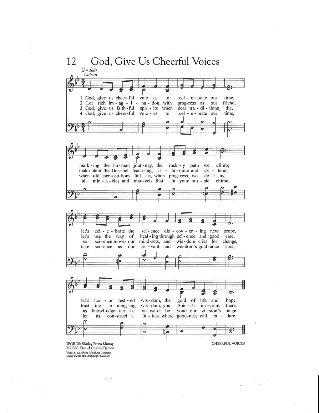 God Give Us Cheerful Voices Cover Image